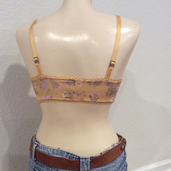 Spell and the Gypsy muted mustard floral bralette - Picture 4 of 9